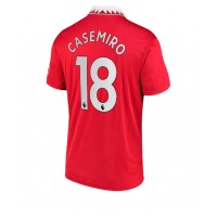 Fotbalové Dres Manchester United Casemiro #18 Domácí 2022-23 Krátký Rukáv